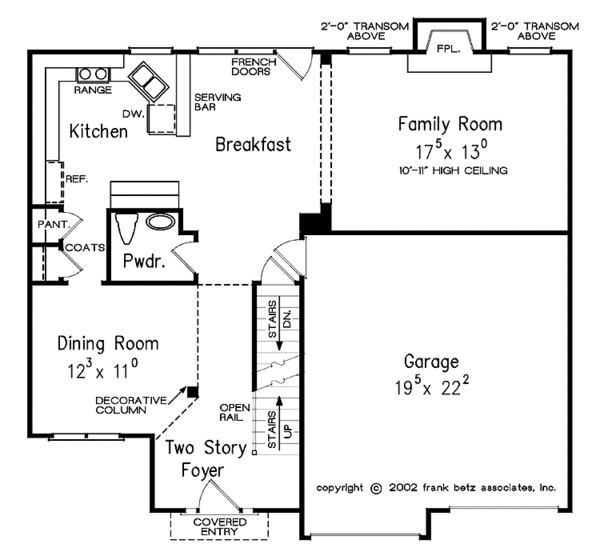 Dream House Plan - Colonial Floor Plan - Main Floor Plan #927-864