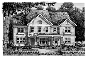 Exterior - Front Elevation 3 for Craftsman House Plan #927-908 - 4 bed, 3.5 bath