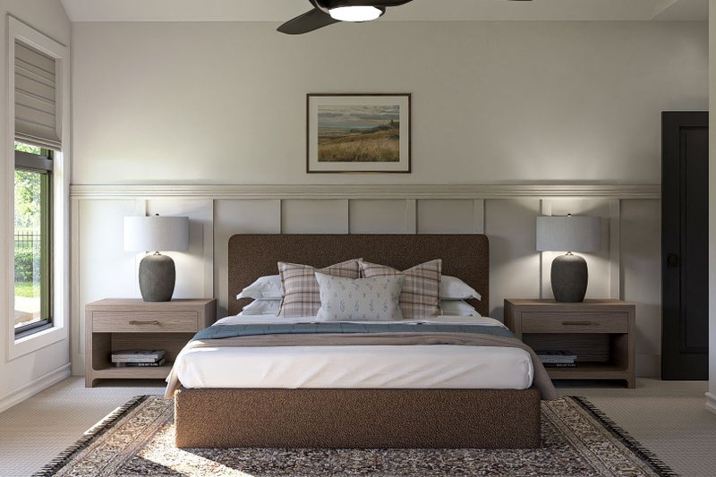 House Design - Interior - Master Bedroom 1 for Modern House Plan #455-346 - 4 bed, 2.5 bath