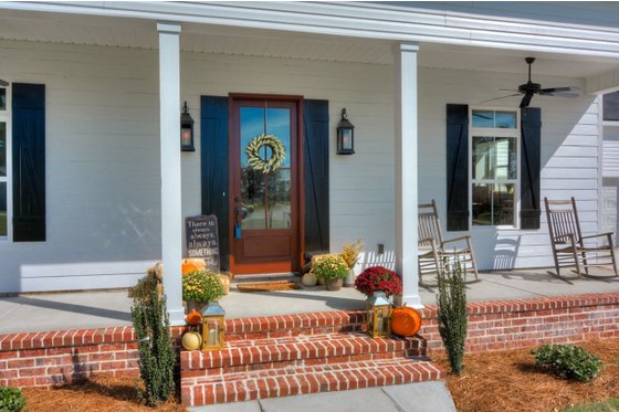Exterior - Covered Porch 1 for Craftsman House Plan #44-235 - 3 bed, 2 bath