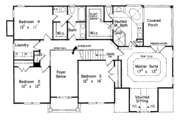 Colonial Style House Plan - 4 Beds 2.5 Baths 2685 Sq/Ft Plan #927-75 
