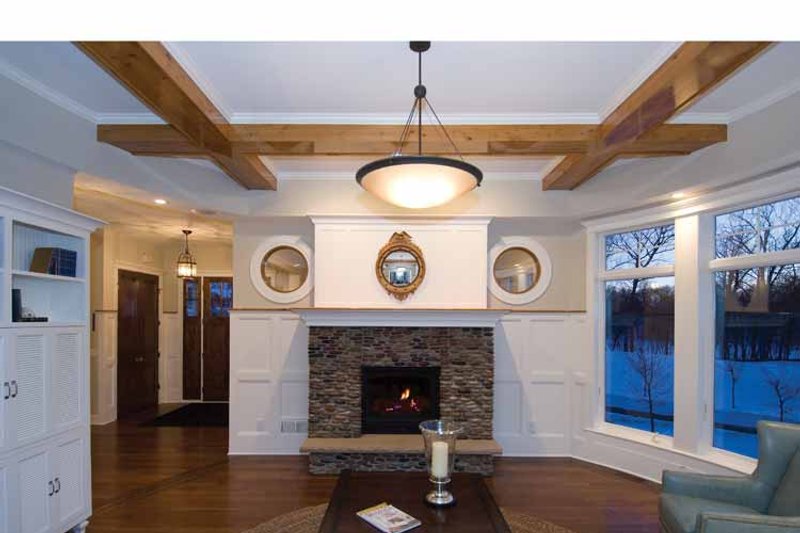 Home Plan - Interior - Family Room for Victorian House Plan #56-694 - 4 bed, 3.5 bath