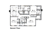 Southern Style House Plan - 4 Beds 4 Baths 3818 Sq/Ft Plan #312-796 