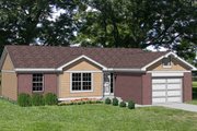 Ranch Style House Plan - 3 Beds 1 Baths 1008 Sq/Ft Plan #116-142 