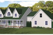 Colonial Style House Plan - 3 Beds 3 Baths 2655 Sq/Ft Plan #1061-4 Exterior 