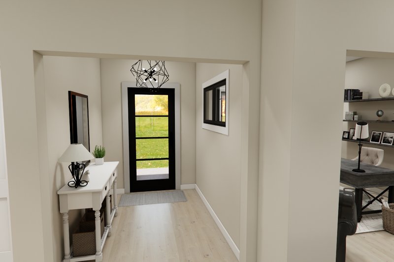 Architectural House Design - Interior - Entry for Bungalow House Plan #51-1381 - 3 bed, 3.5 bath