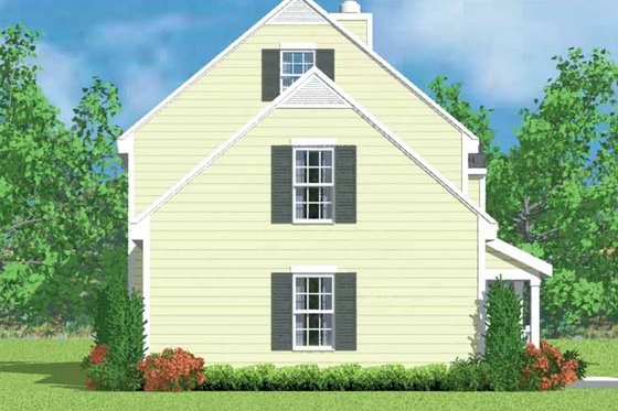 Exterior - Other Elevation for Country House Plan #72-1086 - 3 bed, 2.5 bath