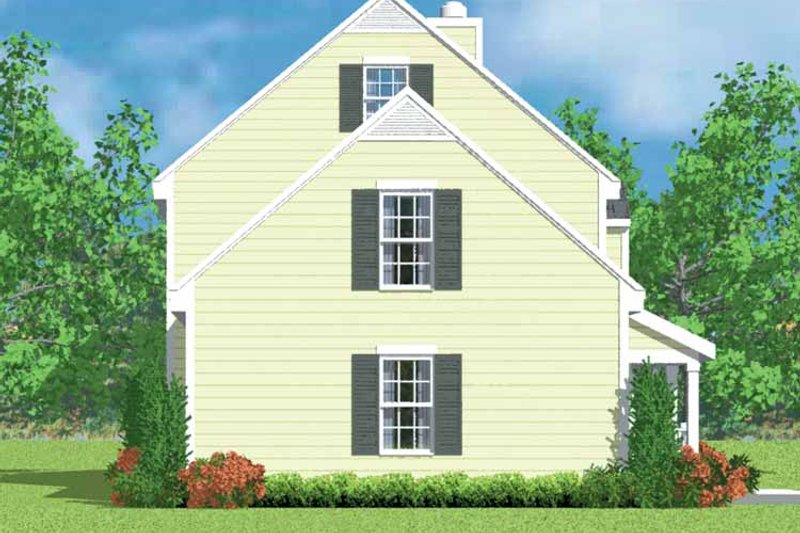 Home Plan - Exterior - Other Elevation for Country House Plan #72-1086 - 3 bed, 2.5 bath