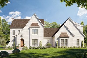 Home Plan - European Exterior - Front Elevation Plan #1117-2
