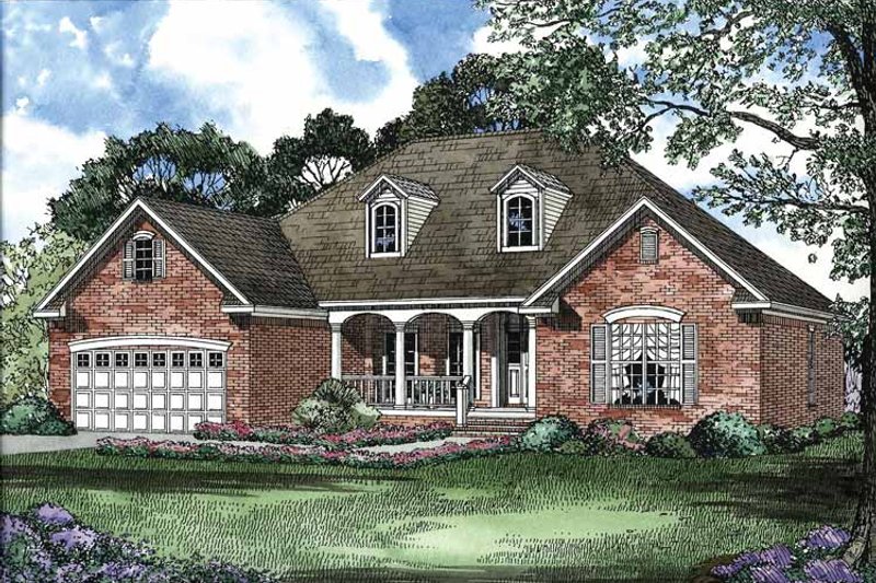Home Plan - Colonial Exterior - Front Elevation Plan #17-2892