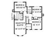 Traditional Style House Plan - 4 Beds 2.5 Baths 2007 Sq/Ft Plan #3-271 