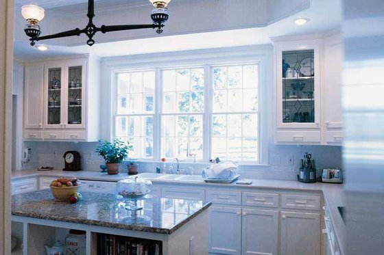 Interior - Kitchen for Classical House Plan #71-146 - 4 bed, 3.5 bath