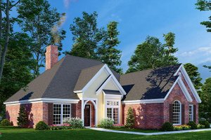 Exterior - Other Elevation for European House Plan #17-2127 - 3 bed, 2 bath