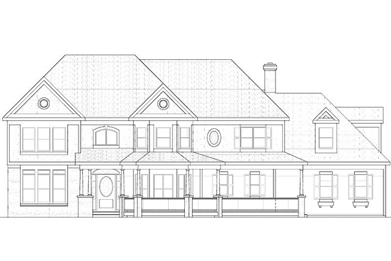 Home Plan - Country Exterior - Front Elevation Plan #328-369