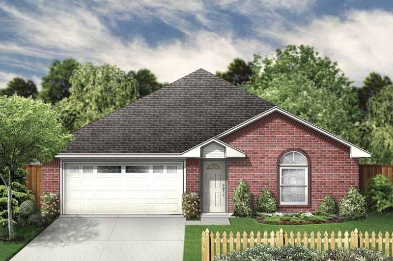 Home Plan - Traditional Exterior - Front Elevation Plan #84-745