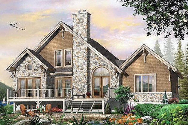 Home Plan - Cottage house country house design elevation