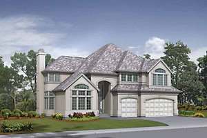Traditional Exterior - Front Elevation Plan #132-425