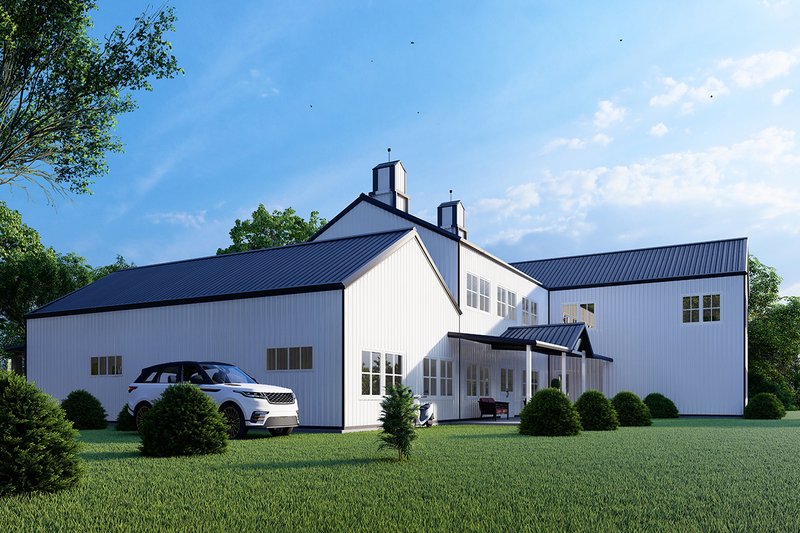House Design - Exterior - Other Elevation 5 for Barndominium House Plan #1107-17 - 4 bed, 4 bath