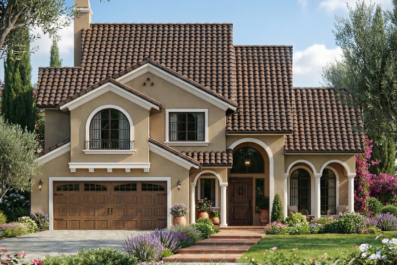 Architectural House Design - Exterior - Front Elevation 3 for Country House Plan #515-67 - 4 bed, 2.5 bath