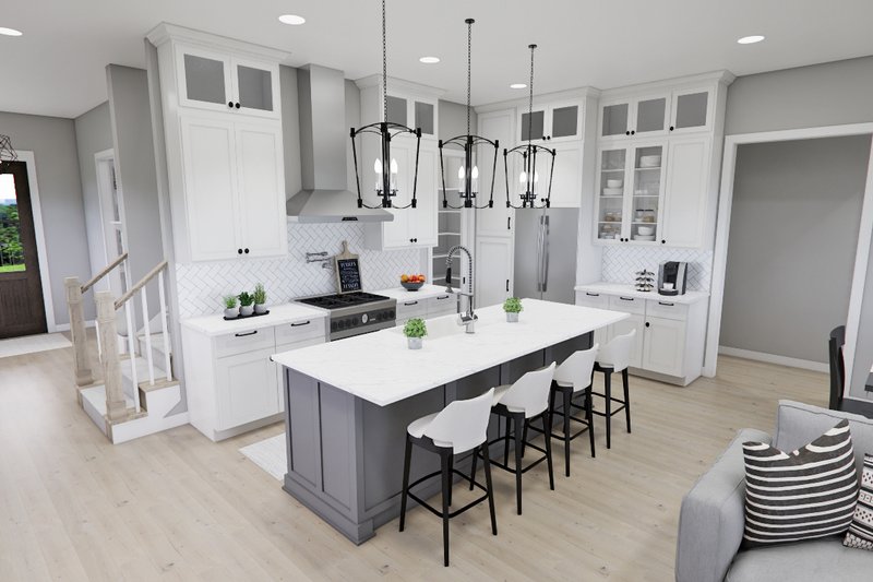 Dream House Plan - Interior - Kitchen for Craftsman House Plan #51-1289 - 3 bed, 3.5 bath
