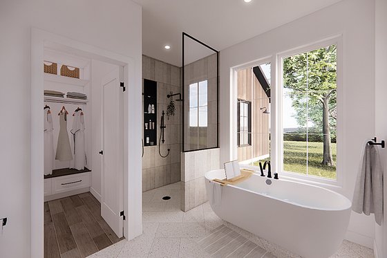 Interior - Bathroom for European House Plan #23-2794 - 4 bed, 2.5 bath