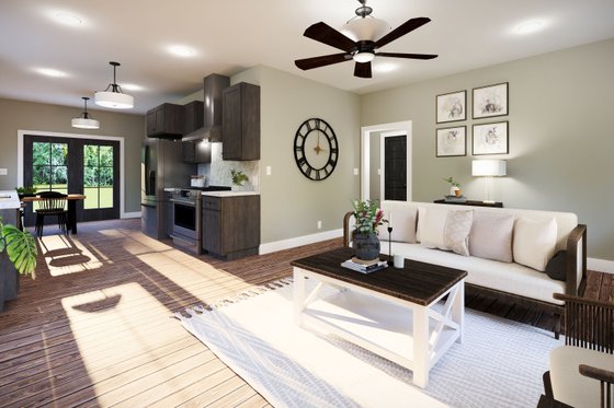 Interior - Kitchen for Cottage House Plan #44-304 - 2 bed, 2 bath