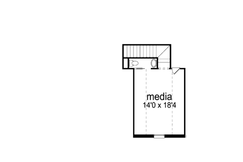 Home Plan - Floor Plan - Other Floor for European House Plan #84-470 - 3 bed, 2.5 bath