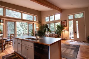 Interior - Dining Room for Cabin House Plan #1042-24 - 2 bed, 2 bath