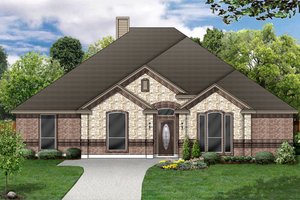 Traditional Exterior - Front Elevation Plan #84-369
