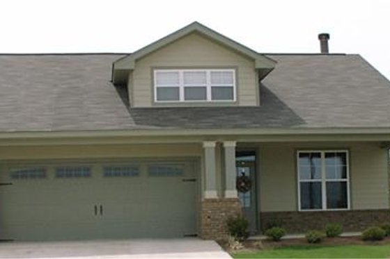 Exterior - Front Elevation for Bungalow House Plan #63-138 - 3 bed, 2 bath