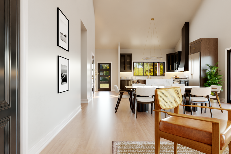 Architectural House Design - Interior - Entry for Barndominium House Plan #1064-439 - 3 bed, 2 bath