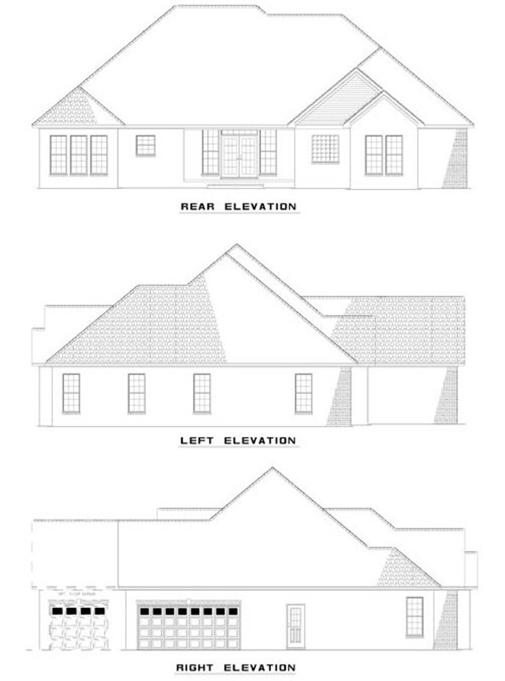 European Style House Plan - 4 Beds 2 Baths 2394 Sq/Ft Plan #17-1108 ...