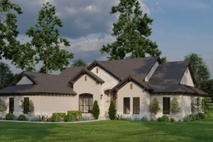 Mediterranean Exterior - Front Elevation Plan #923-353