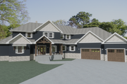 Farmhouse Style House Plan - 5 Beds 3 Baths 3081 Sq/Ft Plan #1109-19 Photo 