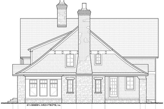 Exterior - Other Elevation for Craftsman House Plan #928-245 - 4 bed, 3 bath