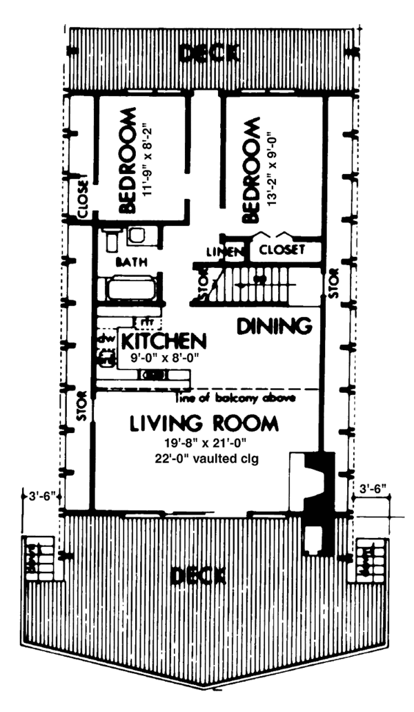 Home Plan - Floor Plan - Main Floor Plan #320-801