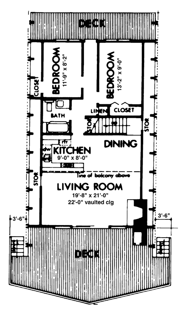 House Blueprint - Floor Plan - Main Floor Plan #320-801