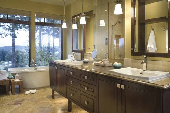 Interior - Bathroom for European House Plan #48-878 - 4 bed, 3.5 bath