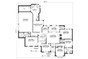 Country Style House Plan - 4 Beds 3.5 Baths 3304 Sq/Ft Plan #40-398 