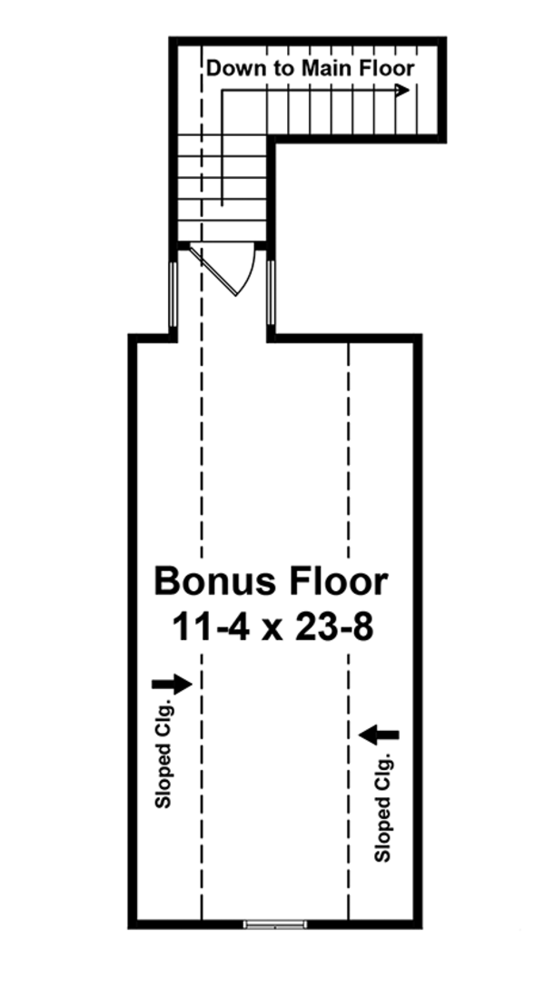 Dream House Plan - Ranch Floor Plan - Upper Floor Plan #21-440