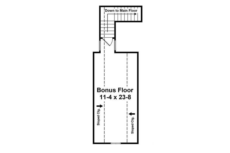 House Plan Design - Floor Plan - Upper Floor for Ranch House Plan #21-440 - 3 bed, 2 bath