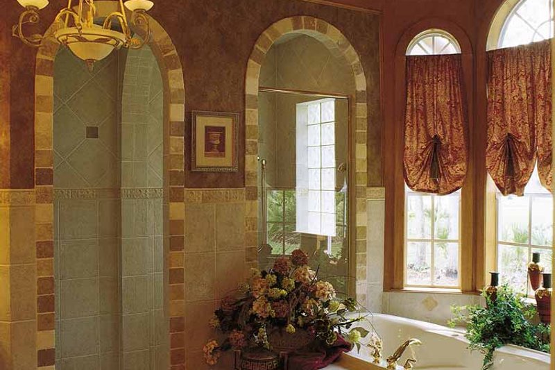 Architectural House Design - Interior - Bathroom for Mediterranean House Plan #417-662 - 5 bed, 4 bath