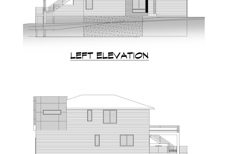 Dream House Plan - Exterior - Other Elevation 3 for Contemporary House Plan #1066-187 - 5 bed, 4 bath