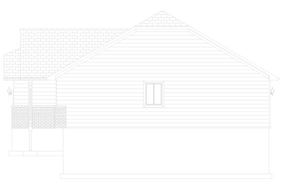 Exterior - Other Elevation for Traditional House Plan #1060-196 - 3 bed, 2 bath