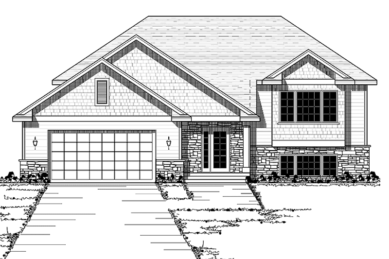 Contemporary Style House  Plan 2 Beds 1 Baths 1298 Sq Ft 