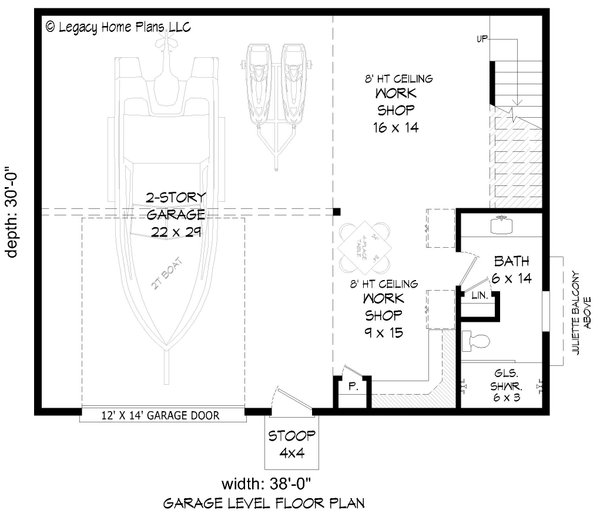 House Blueprint - Contemporary Floor Plan - Main Floor Plan #932-912