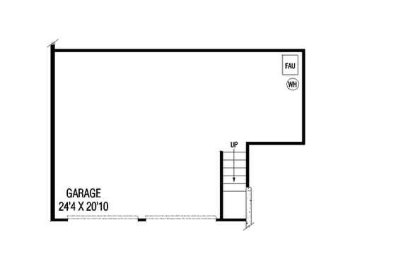 Floor Plan - Other Floor for Traditional House Plan #60-136 - 3 bed, 2 bath