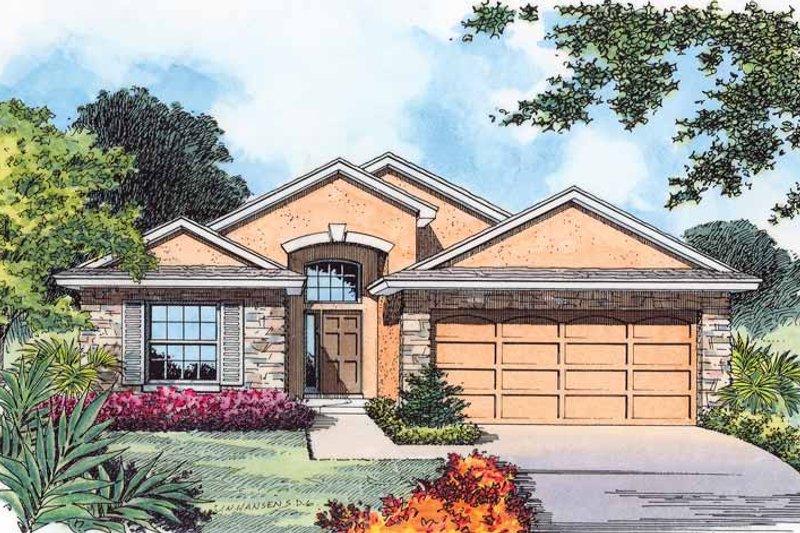 Dream House Plan - Contemporary Exterior - Front Elevation Plan #1015-33