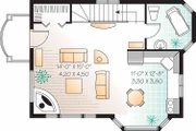 Craftsman Style House Plan - 2 Beds 2 Baths 1088 Sq/Ft Plan #23-2458 