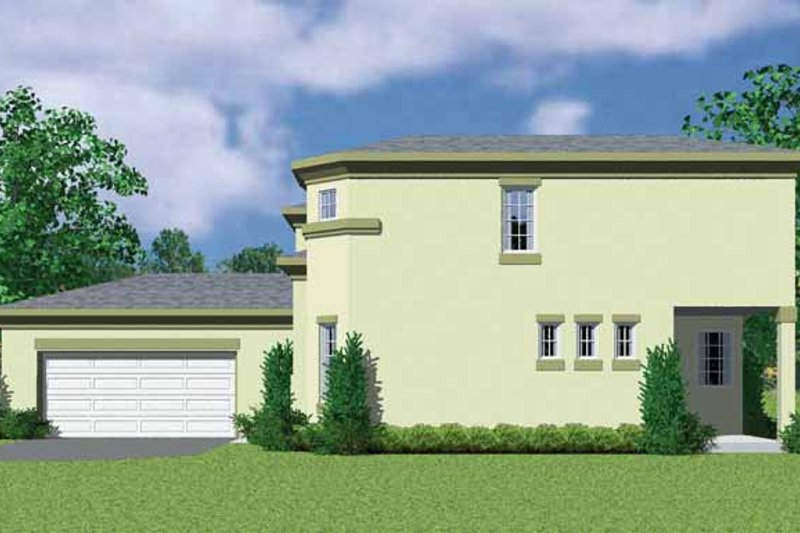 Architectural House Design - Contemporary Exterior - Other Elevation Plan #72-1125